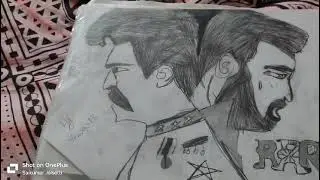 RRR movie drawing @Swayankingdom