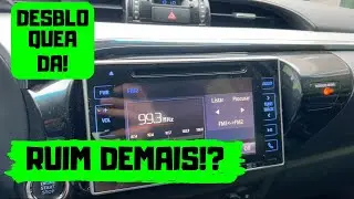 CENTRAL MULTIMÍDIA HILUX SRX 2017 - DESBLOQUEADA! - VEJA TODAS AS FUNÇÕES!