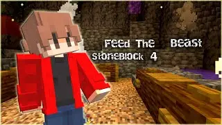 StoneBlock 4 Minecraft Modpack | EP2 | Finding The HEALING SPRING