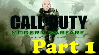 COD 4 Modern Warfare Remastered pt 1 Worst COD Player Ever