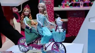 Disney Frozen Dolls Elsa, Anna and Olaf from NY Toy Fair 2015 Review