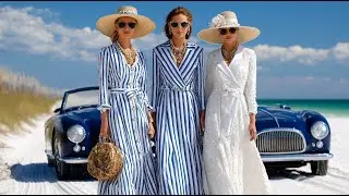 Ralph Lauren Spring/Summer 2026 | Linen White & Coastal Blue – Classic Women’s Chic