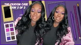 THE CRAYON CASE PURPLE NOTE PAD PALETTE | GRWM VALENTINES DAY 14 OF 14 VALENTINES DAY
