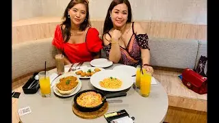 Pizza hut mukbang Live