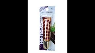 Dollar Tree Lipgloss - Colormates Chocolate Mint Post Review