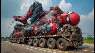 Real-Life Gigantic Superheroes | Marvel vs DC part 2 #spiderman #marvel #brawlstars