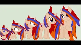 MLP [Next Gen] Light Swirl Star Age Progression!! (SpeedPaint)