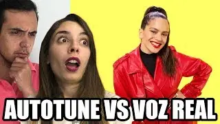CANTANTES: AUTOTUNE VS VOZ REAL ¿COMO SUENAN? CON LYNA (ROSALIA, LUIS FONSI...)