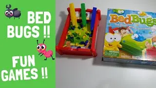 Bed Bugs Games Challenge Toys Kids Father and Kids !
