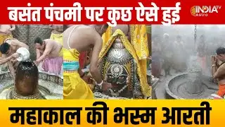 Basant Panchami पर कुछ ऐसे हुई Mahakal की भस्म आरती, पीले फूल..फल और  केसरिया भात का लगा भोग