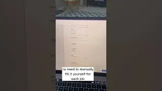 Automatically fill in job applications, no more copy pasting!