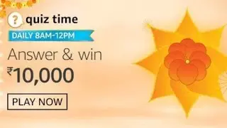 Amazon Quiz Answers Today || win ₹10,000 Amazon Pay Balance || 12 October 2020