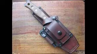 TOPS BOB FIELDCRAFT - Bushcraft sheath - WOLF WIND LEATHERWORKS