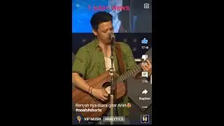 Ada yang tahu ini gitar apa ya❓Renyah bangett🤩#noah#shorts