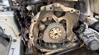 2009 Audi A4 2.0t: rear main seal replacement