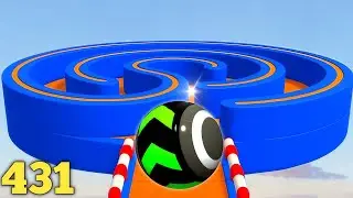 Sky Rolling Ball 3D Gameplay Speedrun Level 431