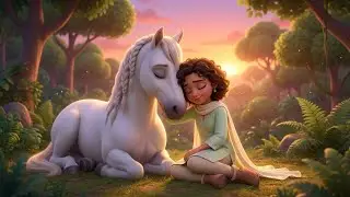 A Little Girl and Her Horse | A Magical Jungle Story #cartoon #storytime