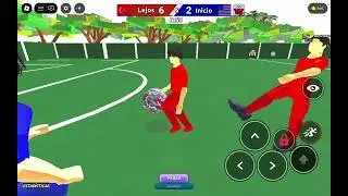 Jugando fútbol de calle realista roblox