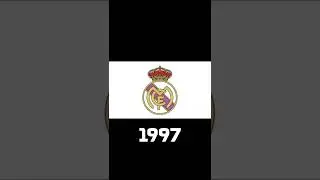 FC Real Madrid historical logos #shorts