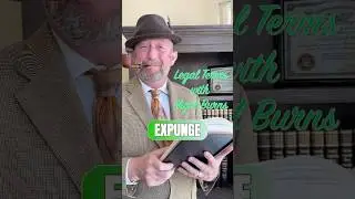 Expunge is the legal process of erasing records. 🧼 #legalterms #shorts #expunged #lawyer
