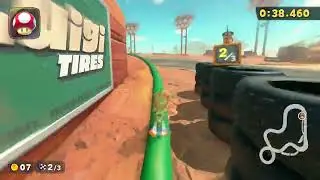 Mario Bros. Circuit - 1:52.666 - SuperFX (Mario Kart World world record)