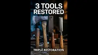 Axe, Saw & Chisel Triple Restoration | AMAZING Tool Transformation 🪓✨