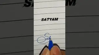 satyam Name Signature simple name signature #short  #signature