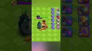 Max Pekka vs Level 1 king + max equipments | clash of clans | COCwithPEKKA #shorts #clashofclans