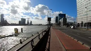 Walking in Rotterdam ⛅ | City Centre | The Netherlands - 4K60