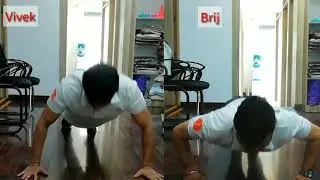 Happy World Health Day! 40 pushups in 30 second challenge.