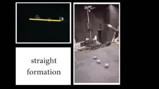 Formation change of UAV-multiple UGVs team