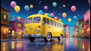 Benny Bus Magical City Ride | Fun City Song for Kids | Ride Through the Magical City with Benny Bus