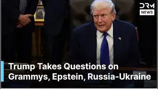BREAKING NEWS: Trump Takes Questions on Epstein, Grammys, Trevor Noah, Russia-Ukraine & Iran | AC1G