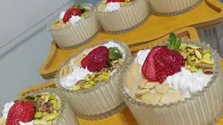 هل وصفي لسهرات رمضان محلاية شاميه طعم ولا اروع لذيذه جدا