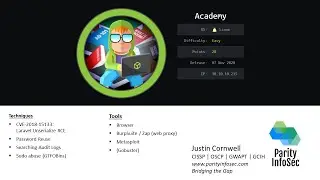 HackTheBox ~ Academy Walkthrough