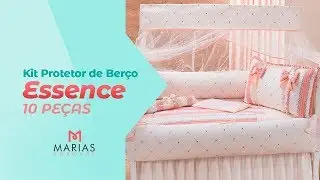 Kit Protetor de Berço Essence com 10 Peças + Saia de Brinde