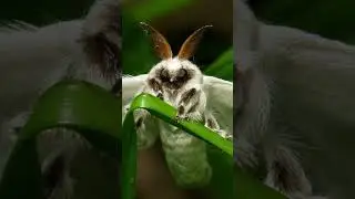 Discovering the Enigmatic Venezuelan Poodle Moth 👀👍#viral #shortsfeed #facts #shorts