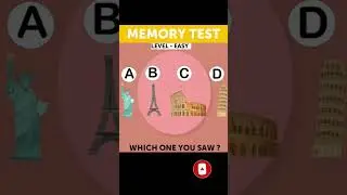 Memory Test Game 46 | Pehaliyan in hindi GK FACT WORLD #pehaliyan #shorts #riddels #puzzle