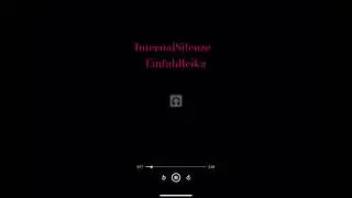 InternalSilenze - einfaldleika (full song out tomorrow)