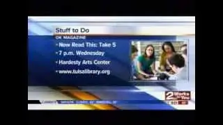 KJRH Ch. 2 Weekend Show Features Now Read This: Take 5