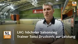 LHC Cottbus | Trainer Tonci Druskovic zur Leistung gegen VfL Tegel
