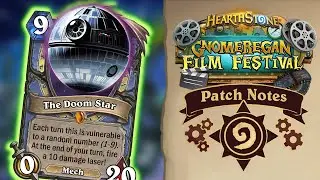 Gnomeregan Film Festival Patch Notes!