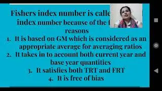 Index numbers #Different methods#Test#Bias in index numbers #