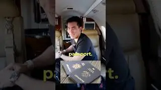 Kolin panics, thinking he brought the wrong passport. #FlyAmalfi #PrivateJet #Travel