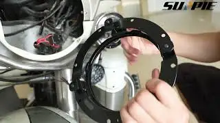 How to Install 7 inch Round Headlight Mounting Bracket for Harley (Chrome/Black)?