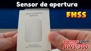Sensor de apertura magn&eacute;tico para puertas y ventanas en alarmas FHSS anti inhibidores de se&ntilde;al 🚨🚨🚨
