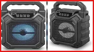 iLive ISB199B Wireless Tailgate Party Speaker, with LED Light Effects and Built-in Rechargeable