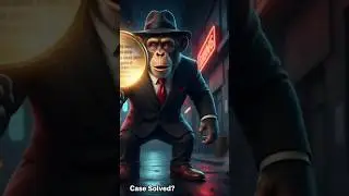 Detective Chimp Solves the Case&hellip; But Roasts You Instead 🕵️🐒😂 | #Shorts #funny #trendingnow #comedy