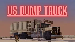 Minecraft: How to build an Dump Truck | Minecraft Dump Truck Tutorial