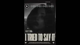 I Tried to Say It ~ KATSLAY FT. AI VOICE #music #Emotion #Love #Understanding #Tears     